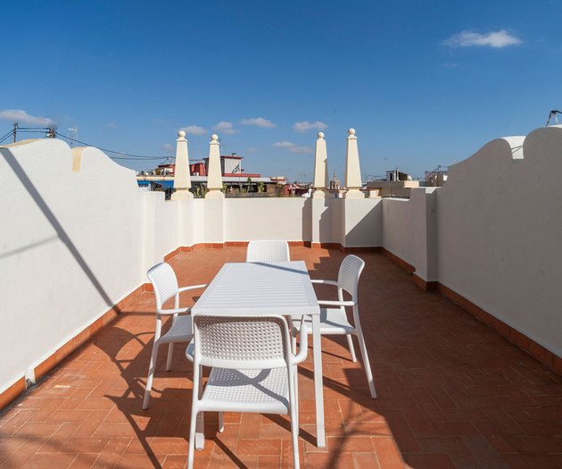 Big apartment with terras, Calle del Hospital 1.28
