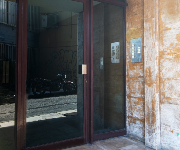 Building entrance doors