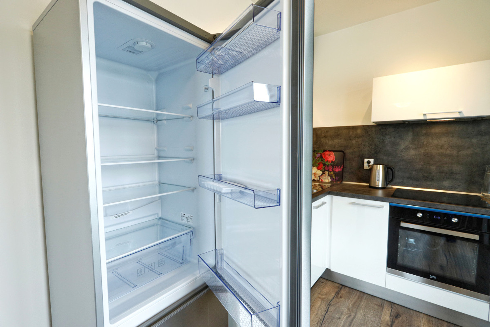 Kitchenette Detail/Large Fridge, Stove & Oven