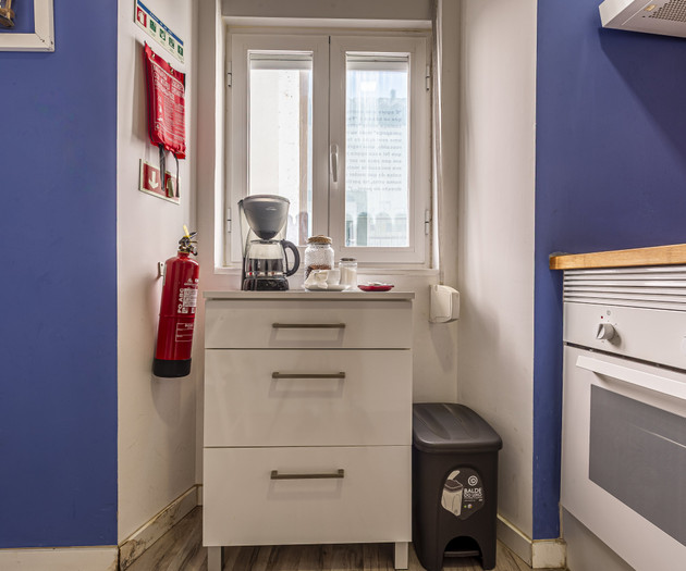 Kitchen corner with coffee station