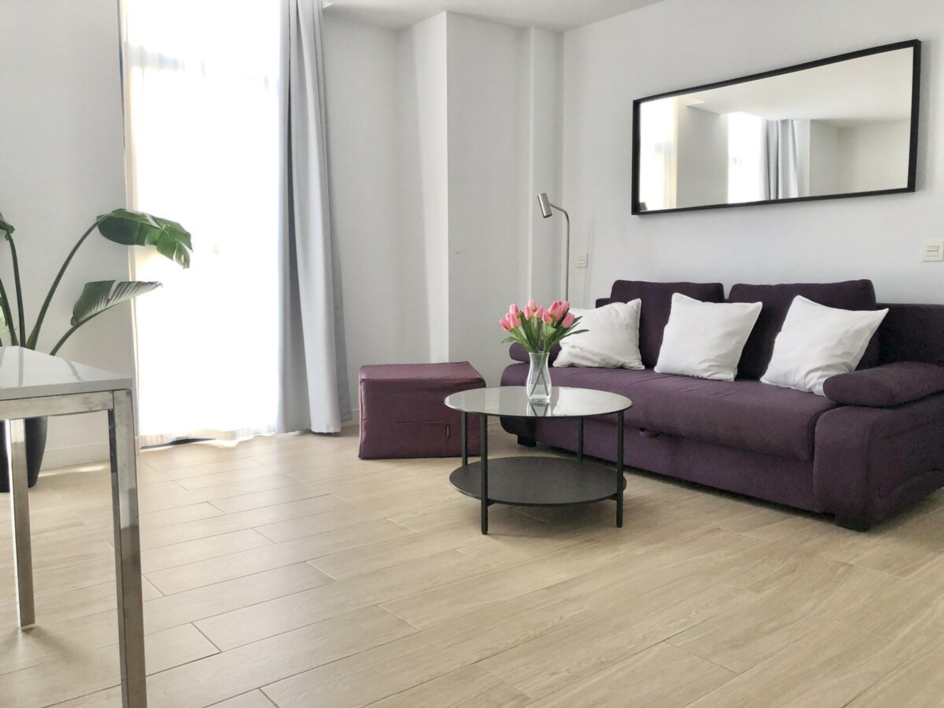 Lounge area. Sofa bed
