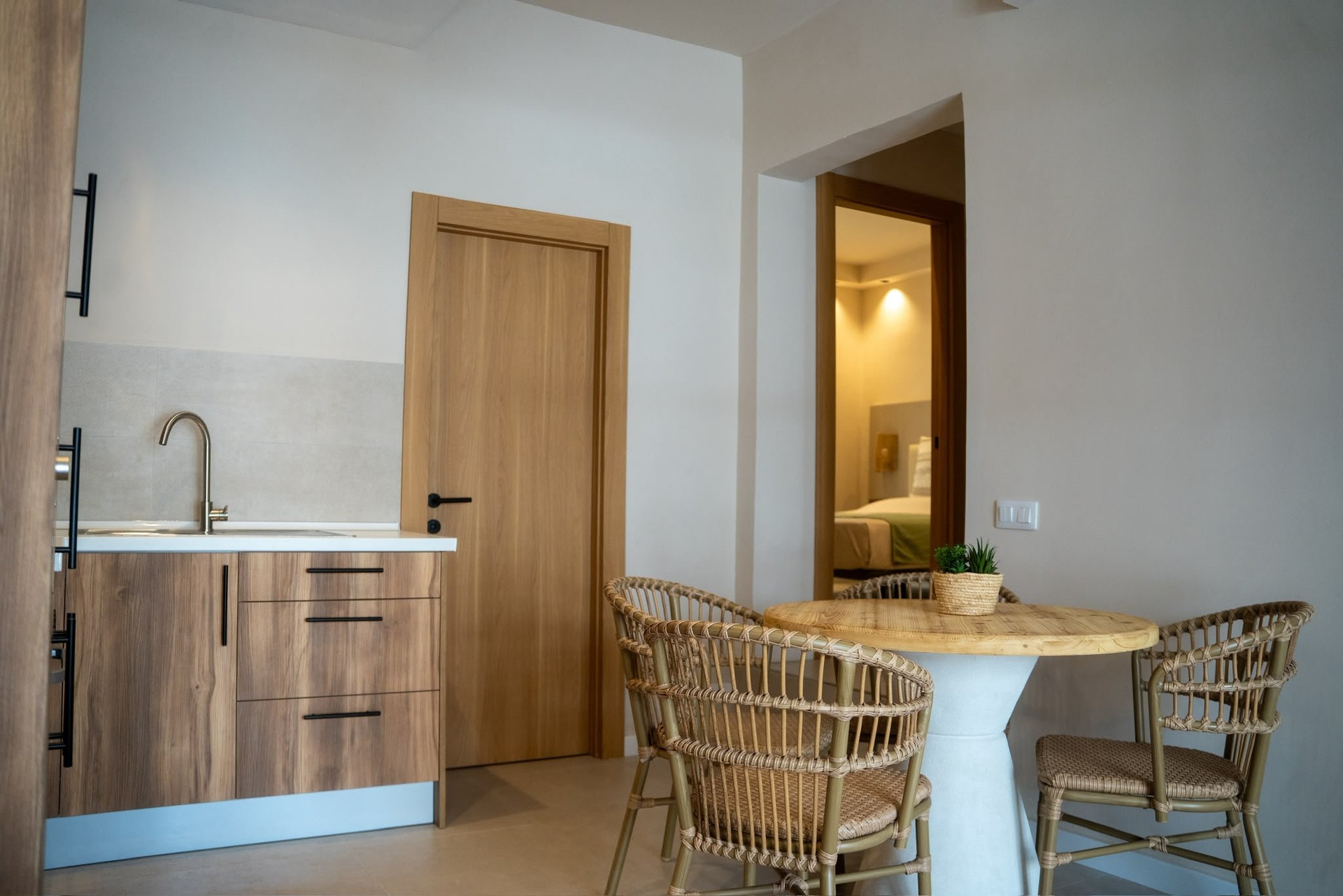 Kitchenette and dining nook