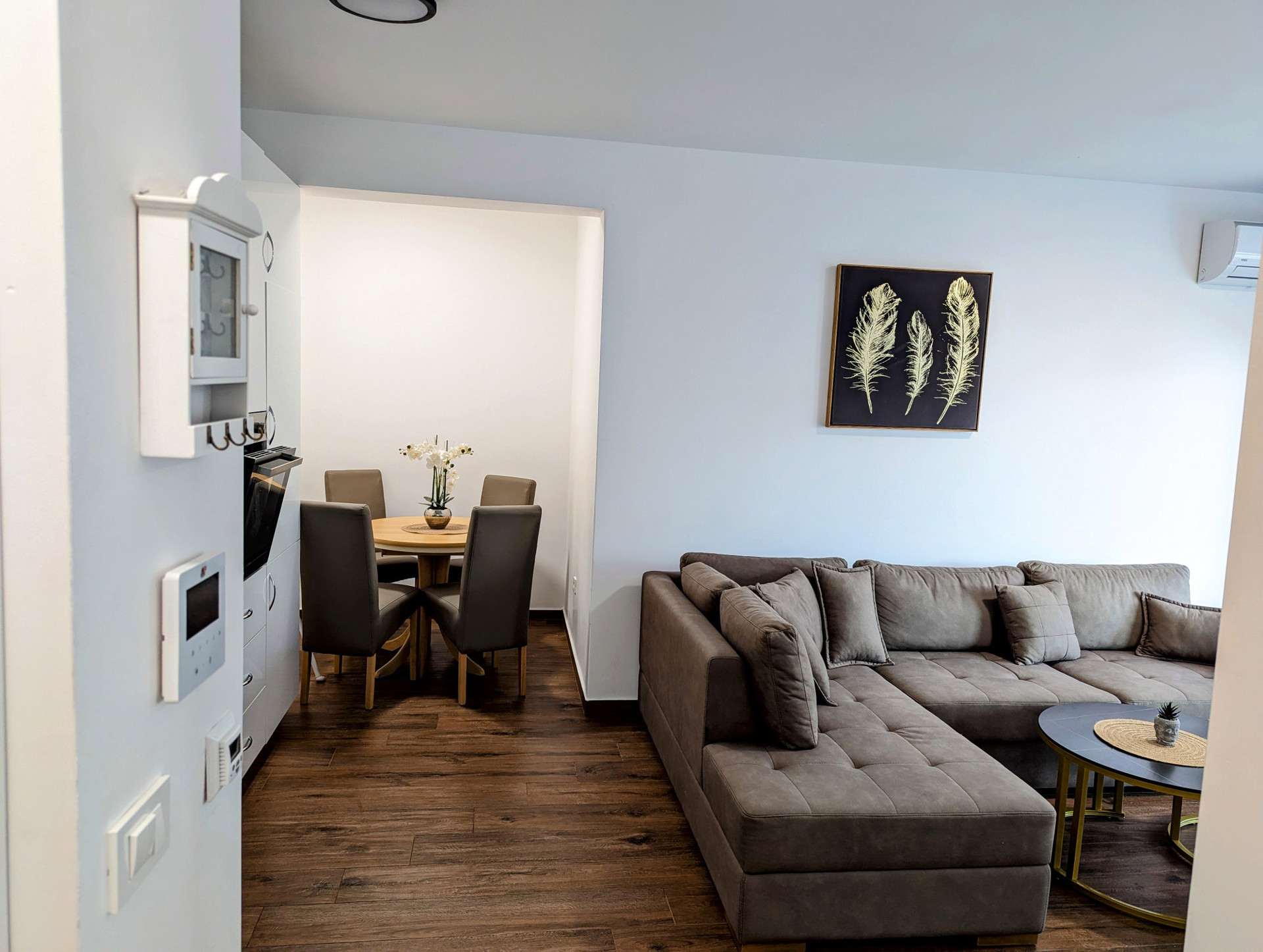 Living and dining area overview