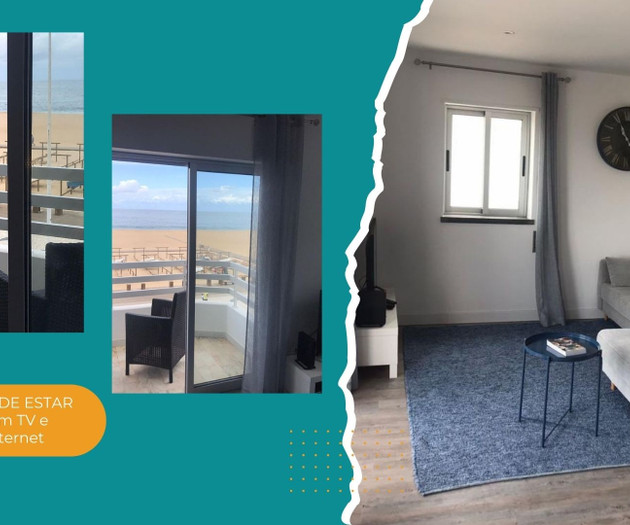Apartment feeling the waves of Nazaré
