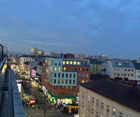 Modern Rooftop Apartment, 10min to Center