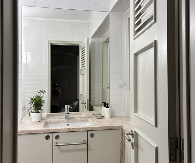 Room with private bathroom for women only.
