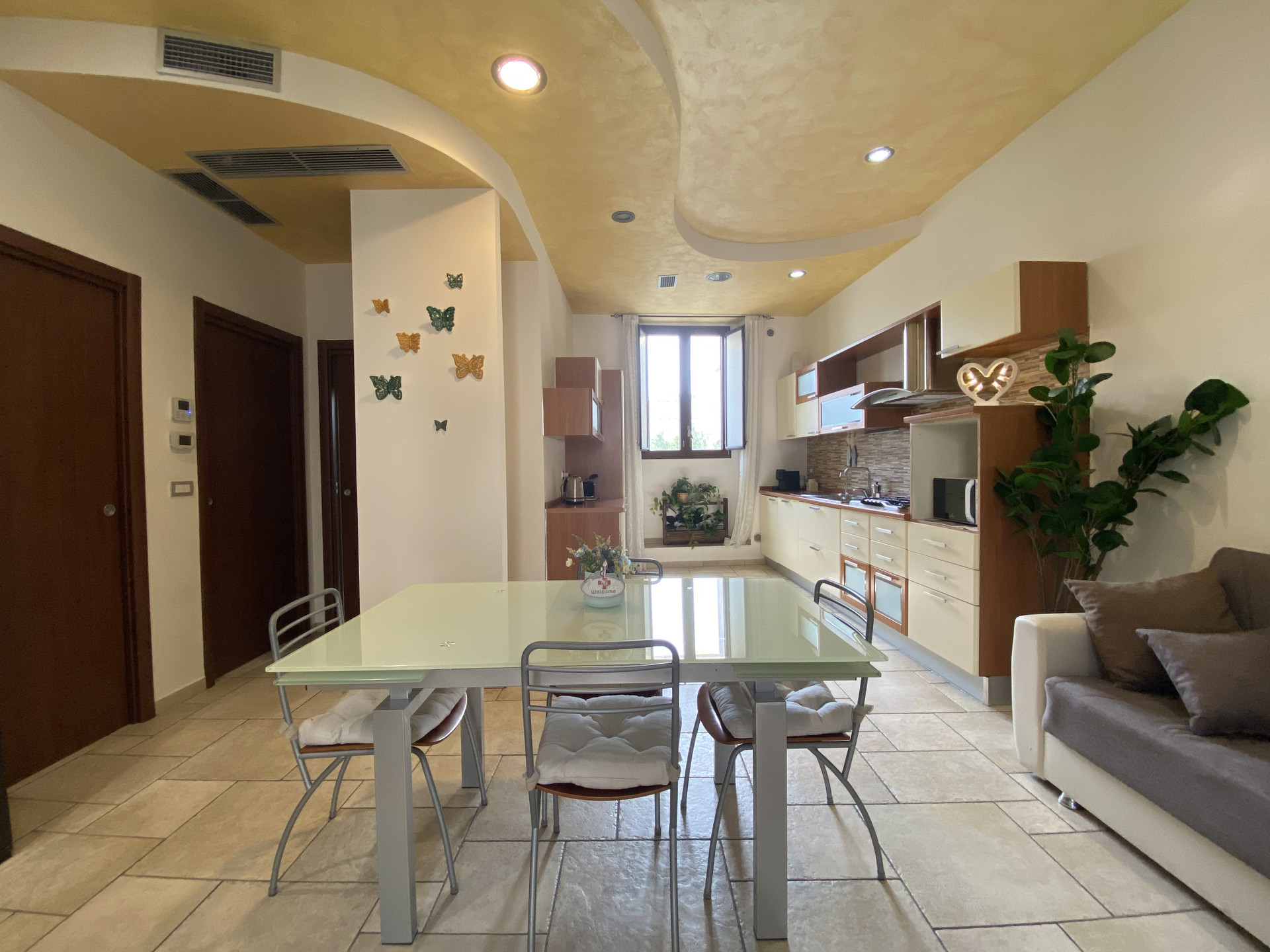 kitchen - living room