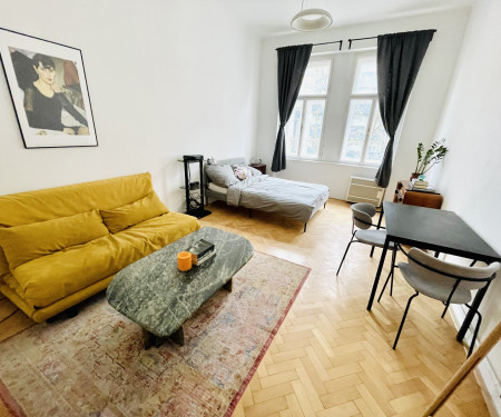 Renovated apartment in a quiet part of Karlín