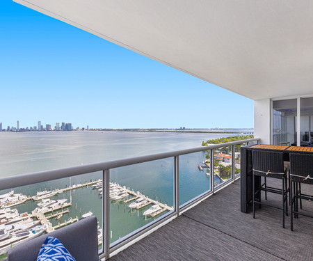 Miami Skyline Luxe Penthouse