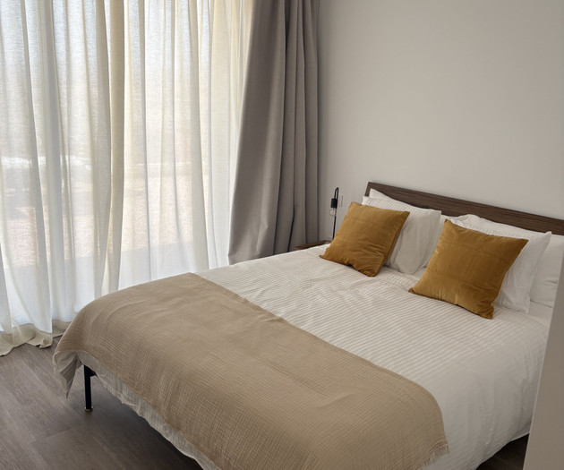 Bedroom with bed and window