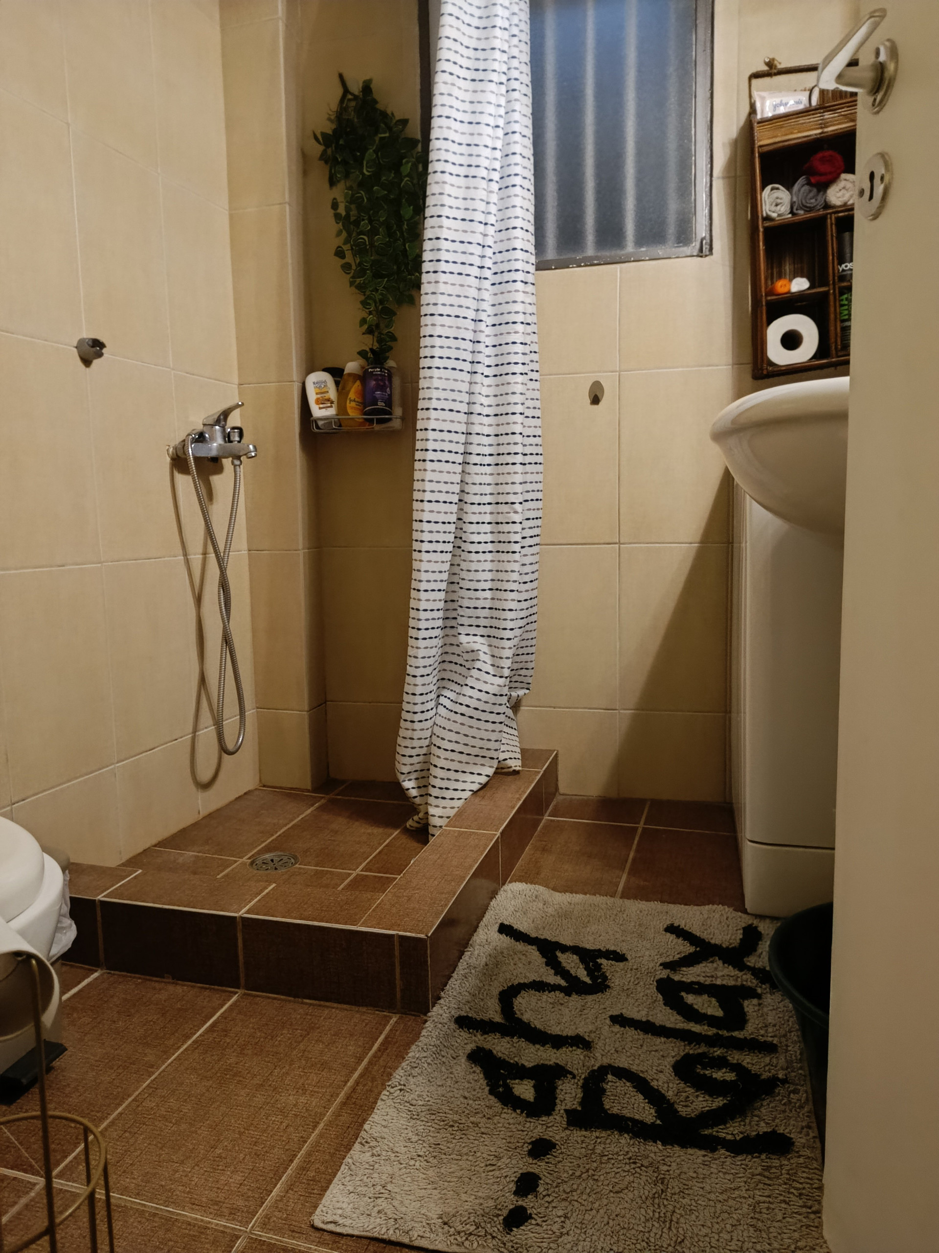 Bathroom with walk-in shower