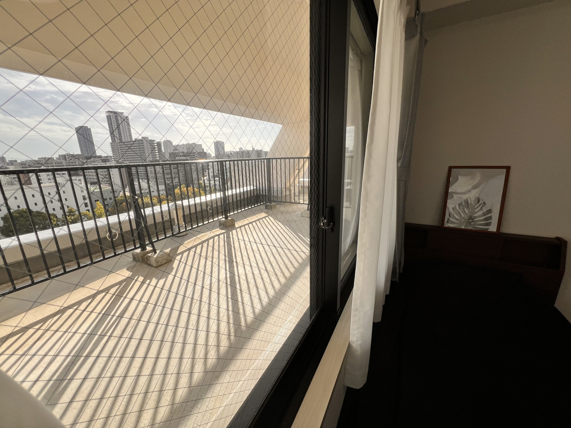 ルーフバルコニーがあります。