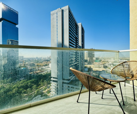 Bright Studio | Pool Views | Hameni Tower, JVC