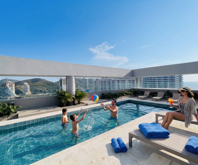 Piscinas Infinity · Resort Premium · Rooftop
