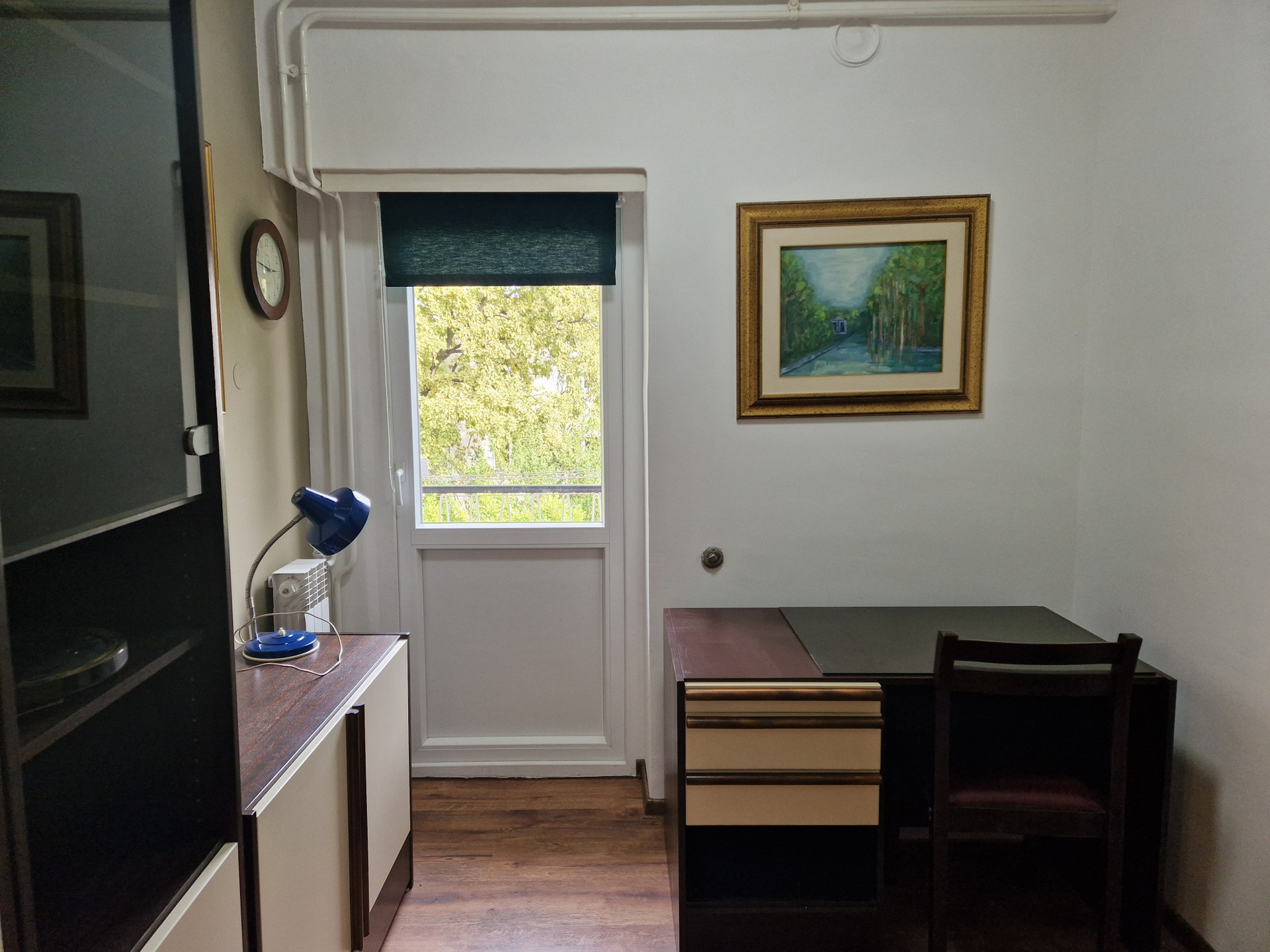 Small bedroom with private balcony