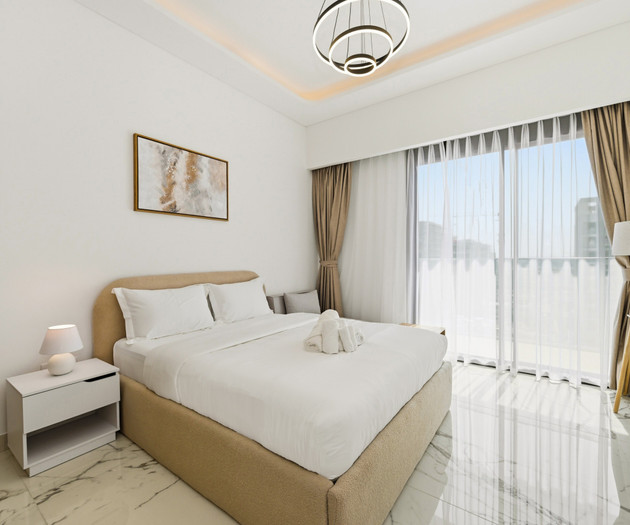 Luxurious studio in Dubai with gym and pool