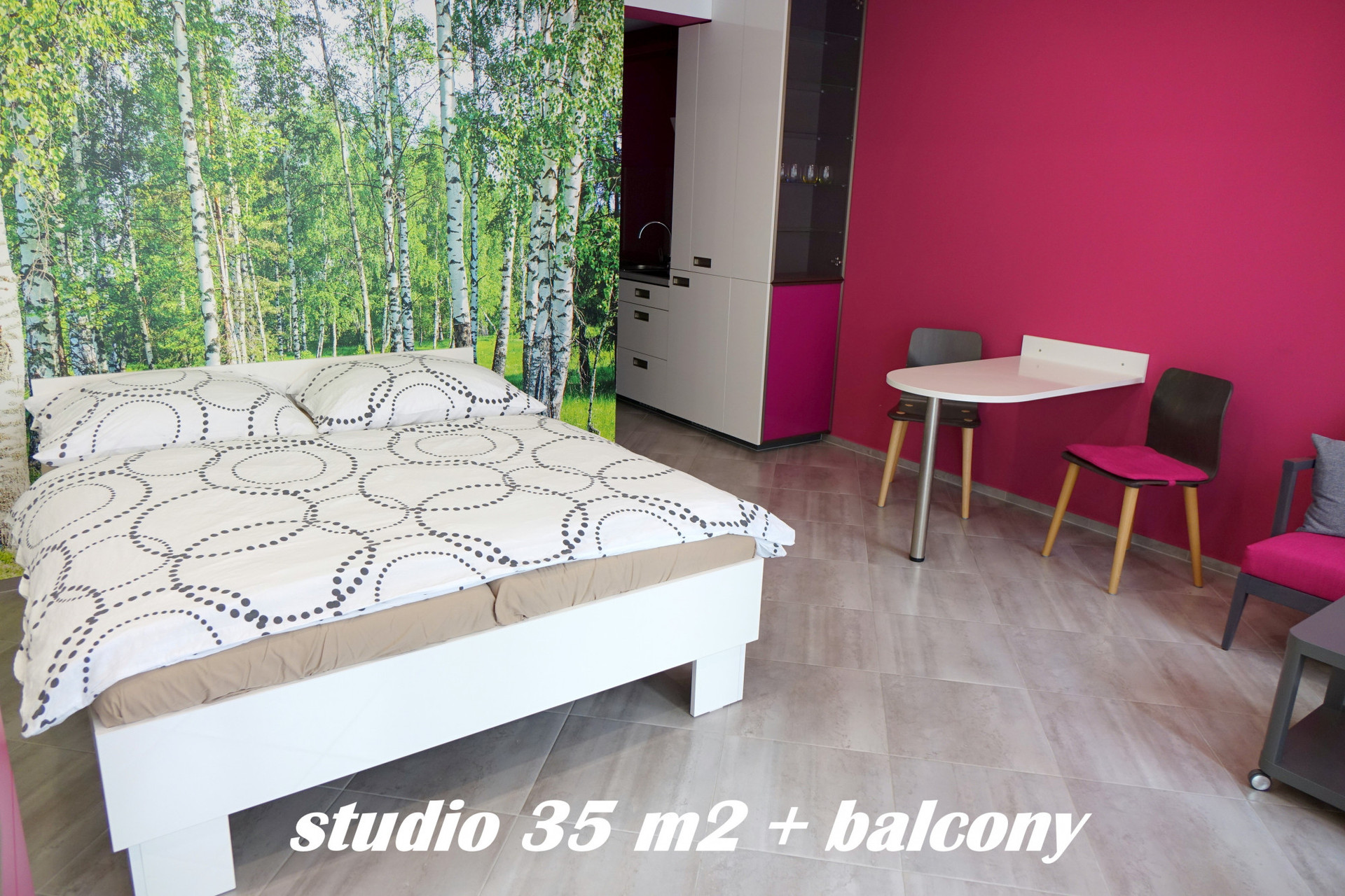 sleeping area