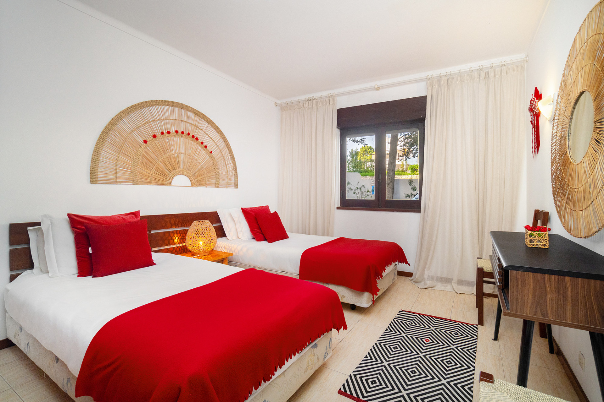 Bedroom 2 with Single Beds