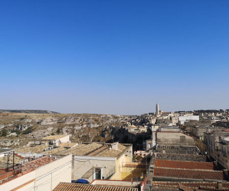 Modern flat with a view of the old town