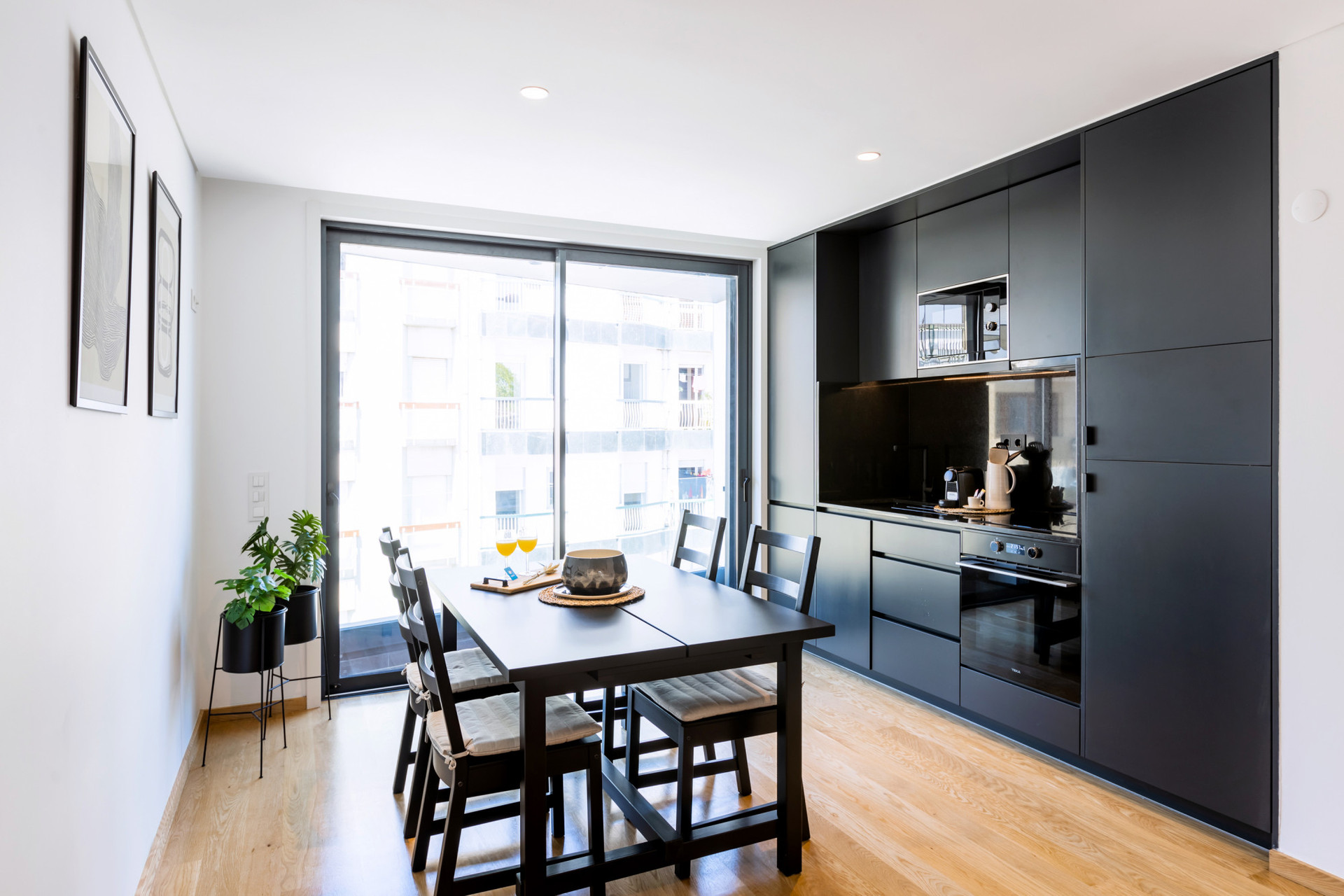 Equipped Kitchen with Balcony Access