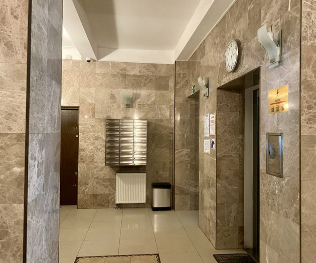 big, air- conditioned room, center of Warsaw