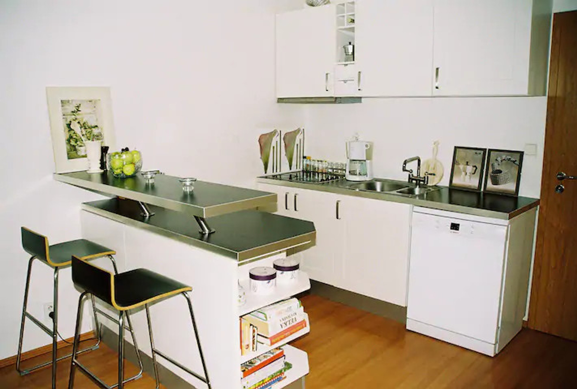 Our new kitchen with modern kitchen bar