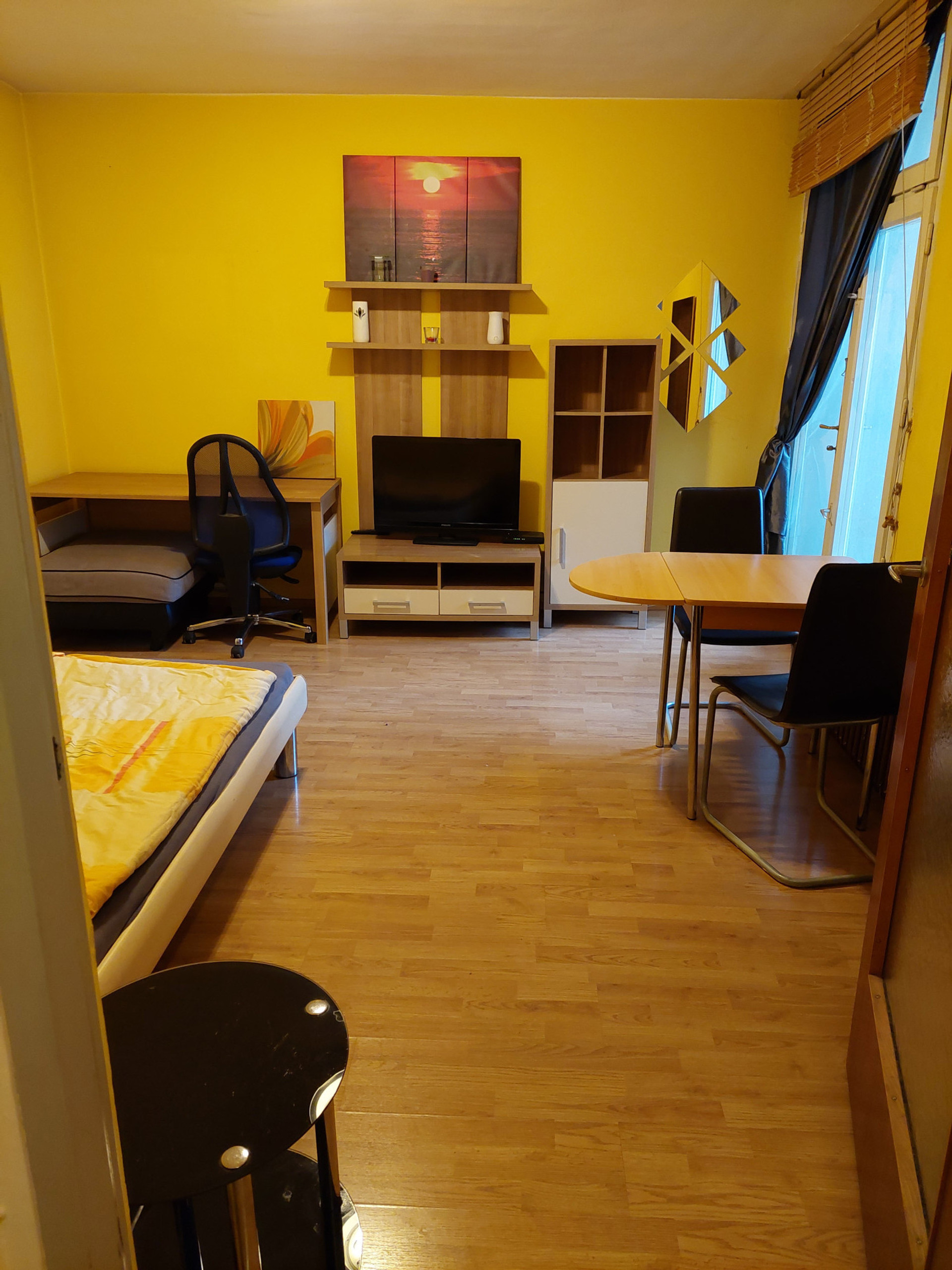 Wohn-Schlafzimmer