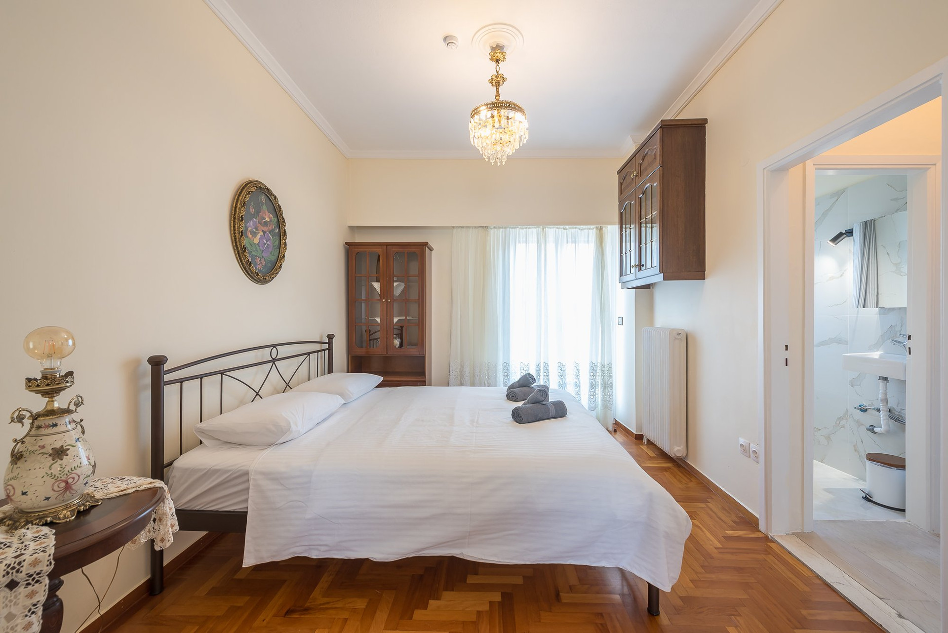 Bedroom with ensuite bathroom