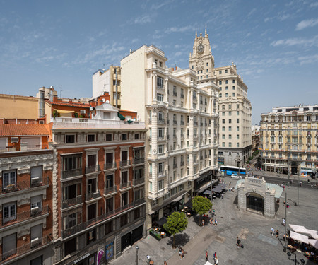 Gran Vía with private sunny terrace