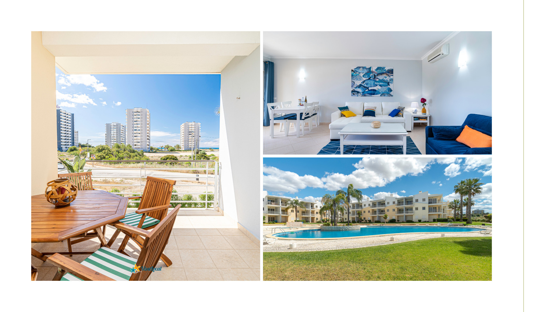 Balcony - Living room - Pool