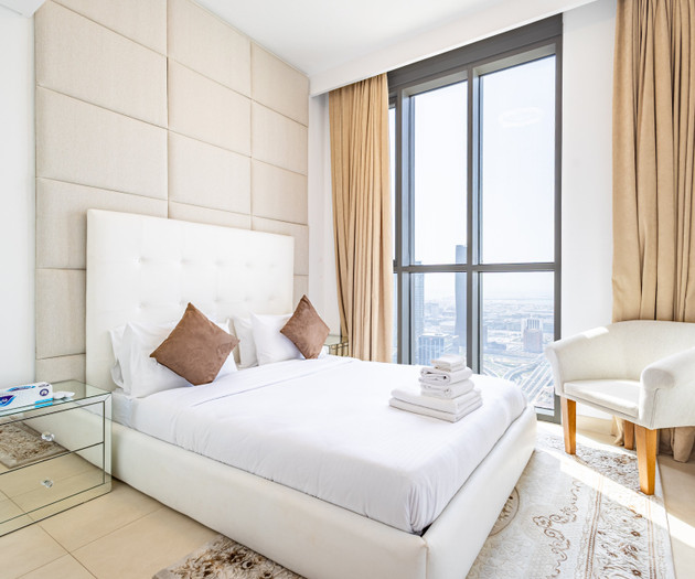 Elegant Downtown 3BR | Burj Khalifa View