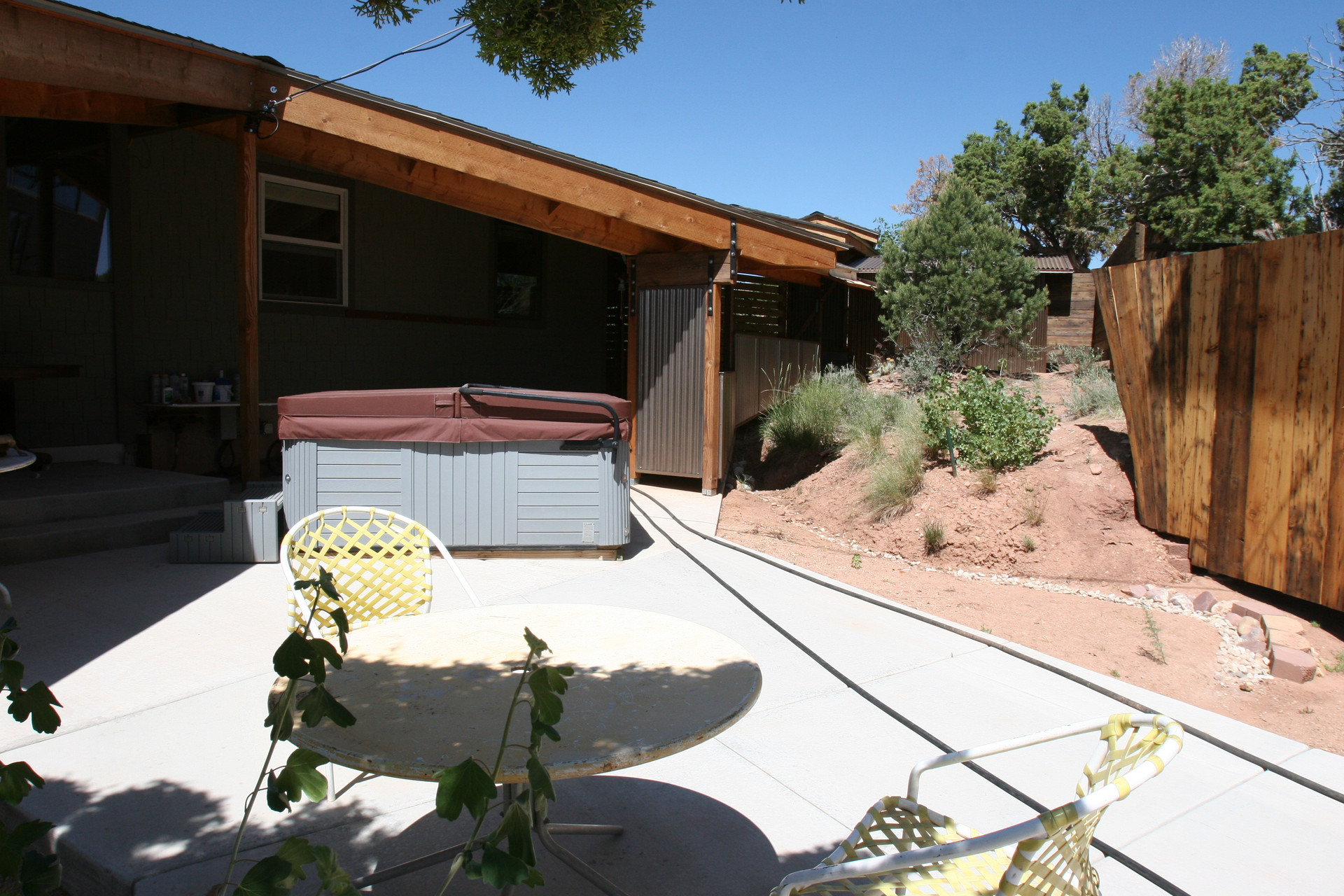 Patio & Hot Tub