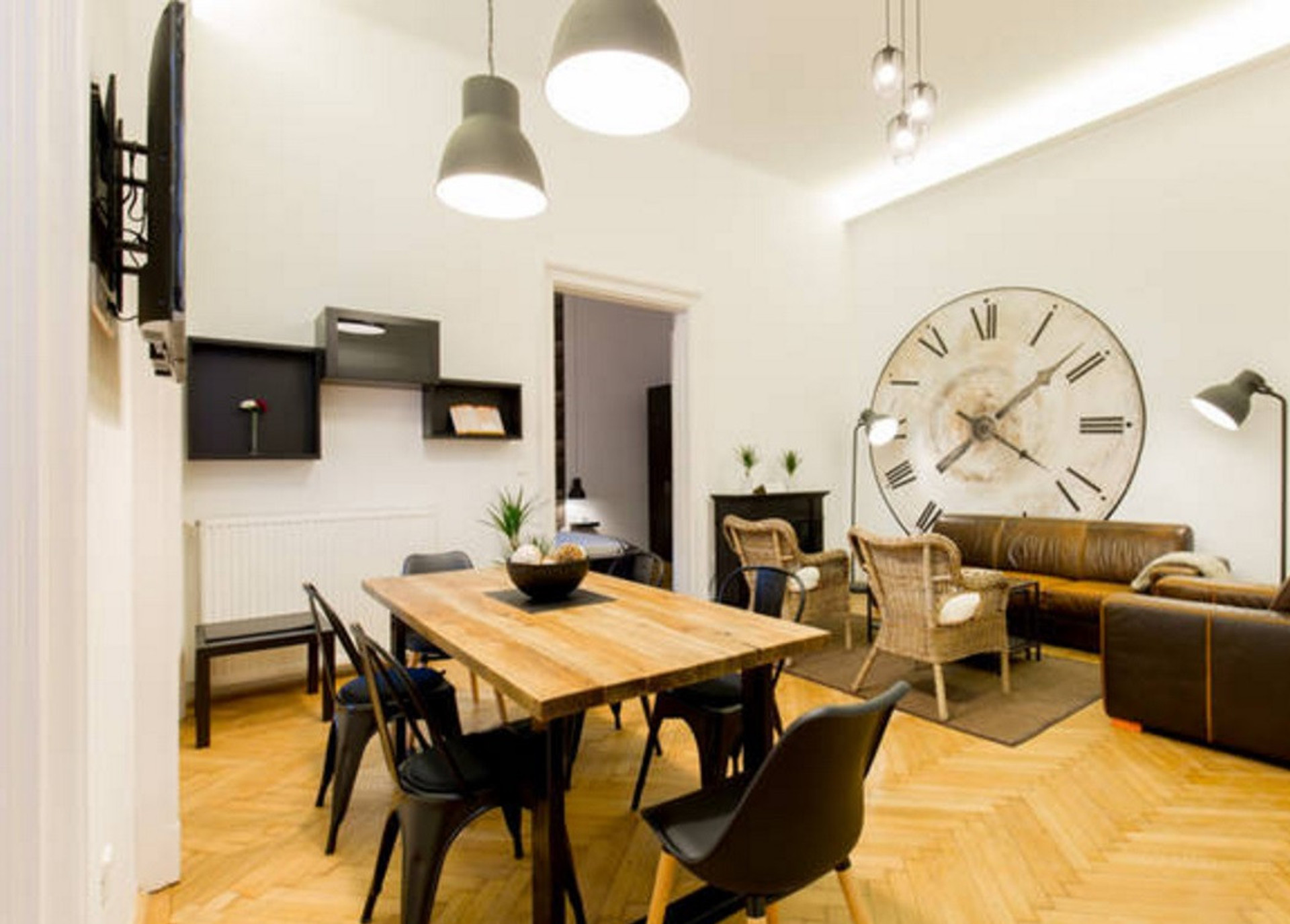 Dining Area & Living Room
