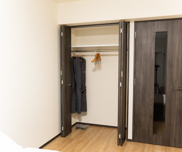 Closet and entry door