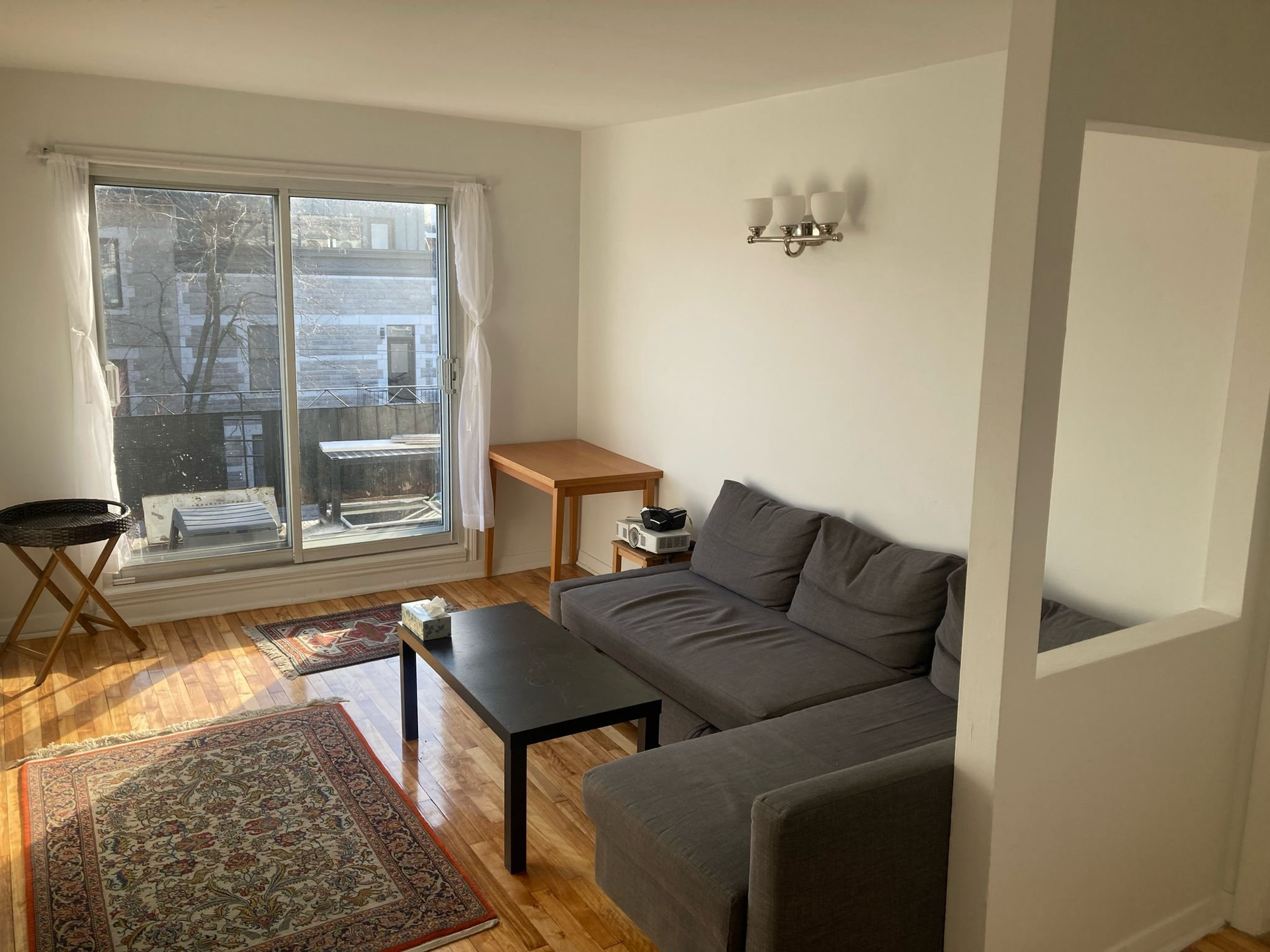 Living room with sectional sofa