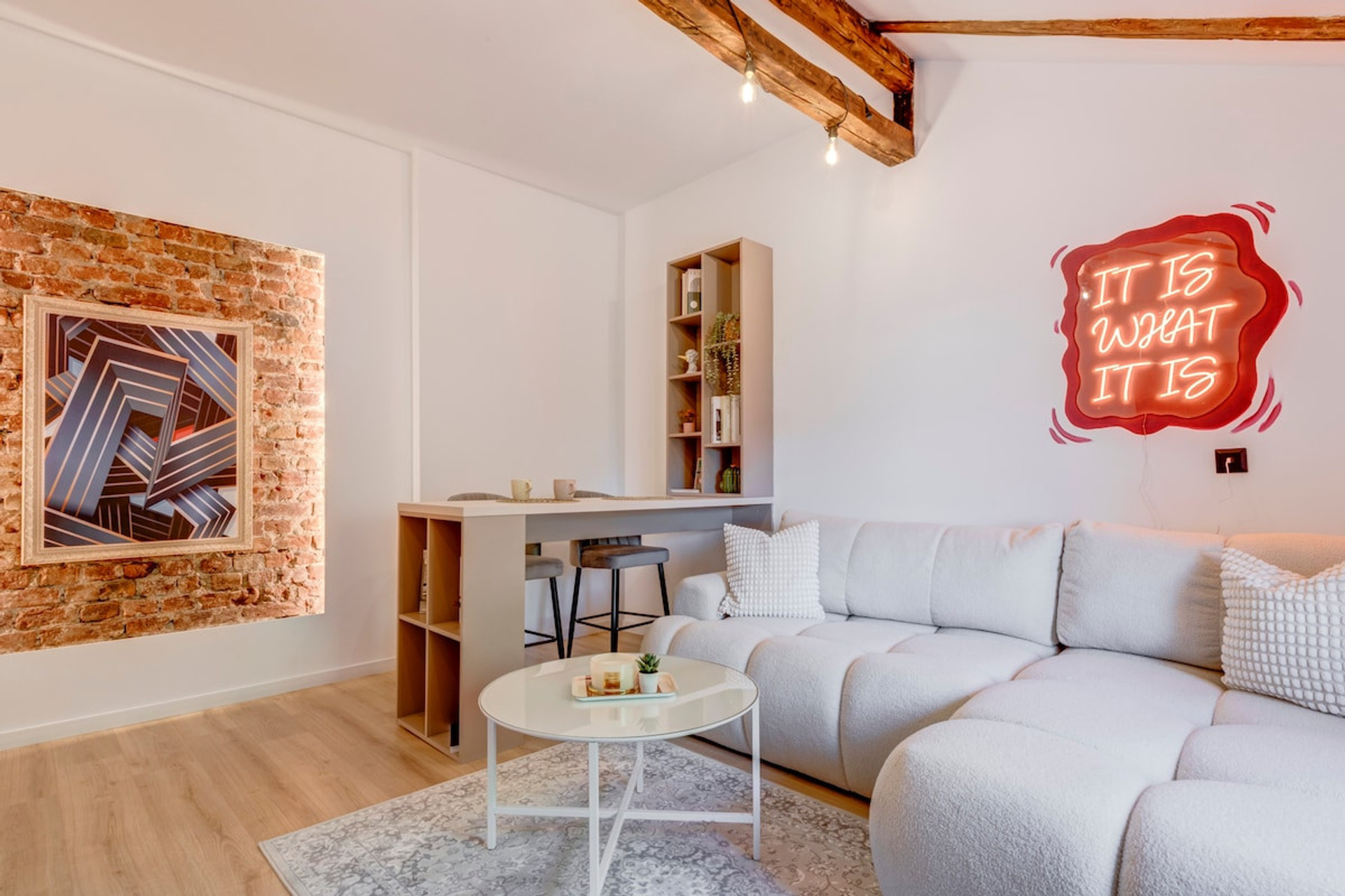 Enjoy a comfortable sofa while playing playstation 4 or just watching a nice movie.