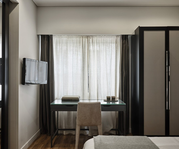 The first's bedroom's office desk