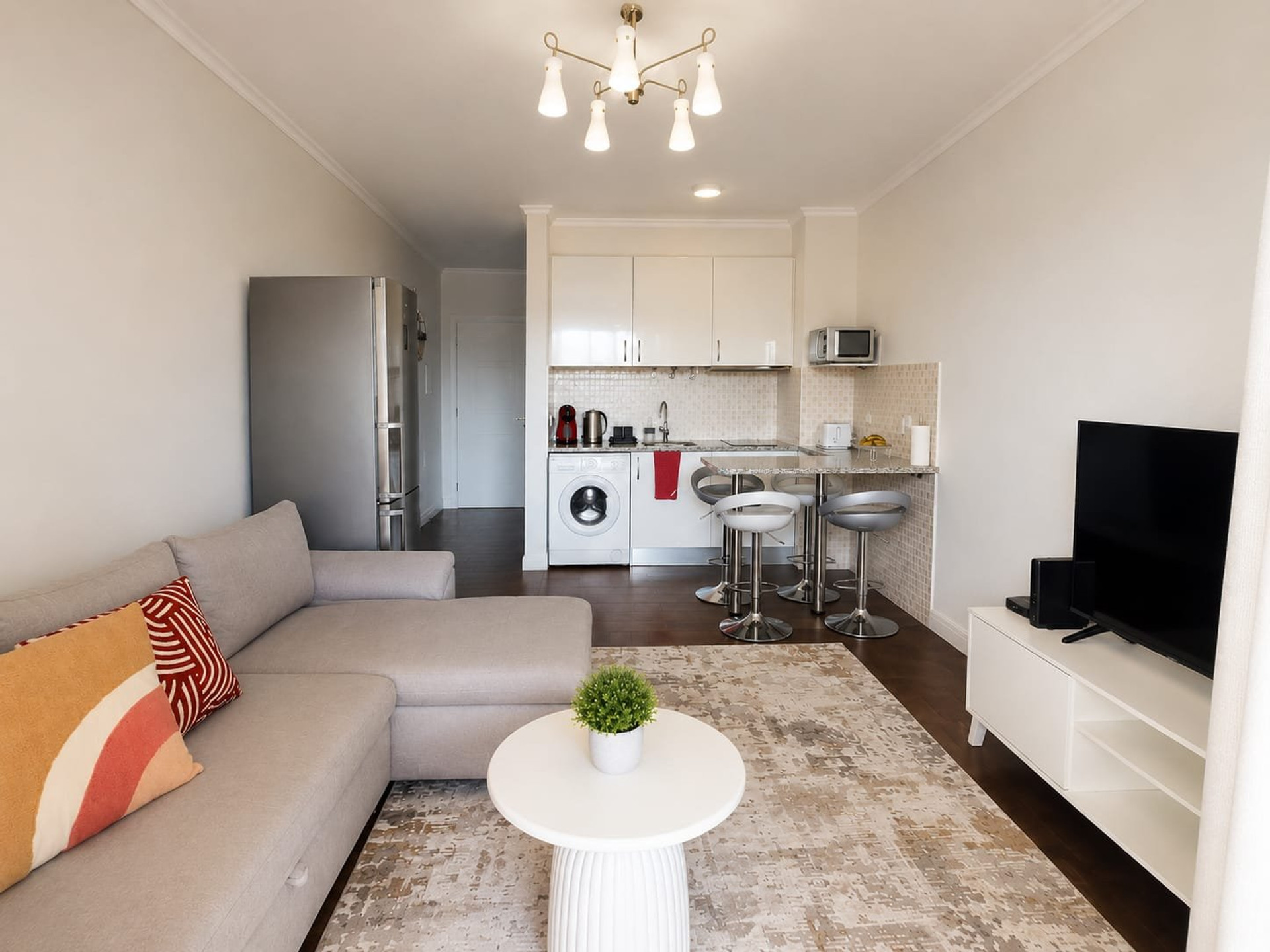 Livingroom with sofa bed