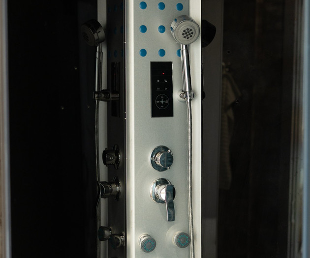 Shower control panel detail