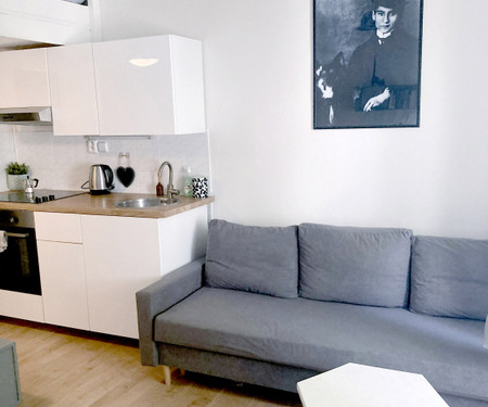 Studio apartment with an atmosphere