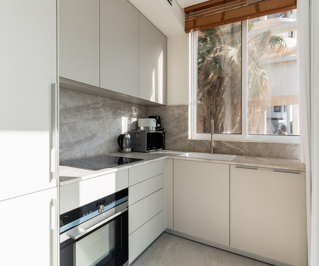 Blueground | Tel Aviv Port, High End , Balcony- 70