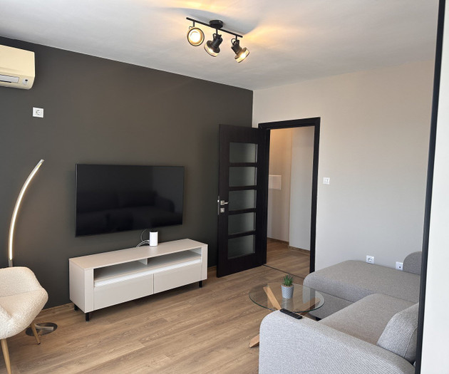Living room with TV and sofa