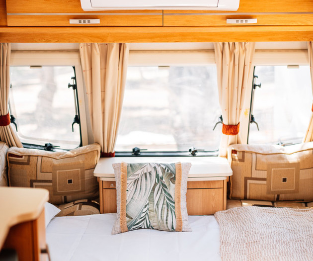 Sleeping area with air conditioning