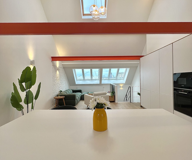 Design & Elegant Duplex in the Heart of Brussels