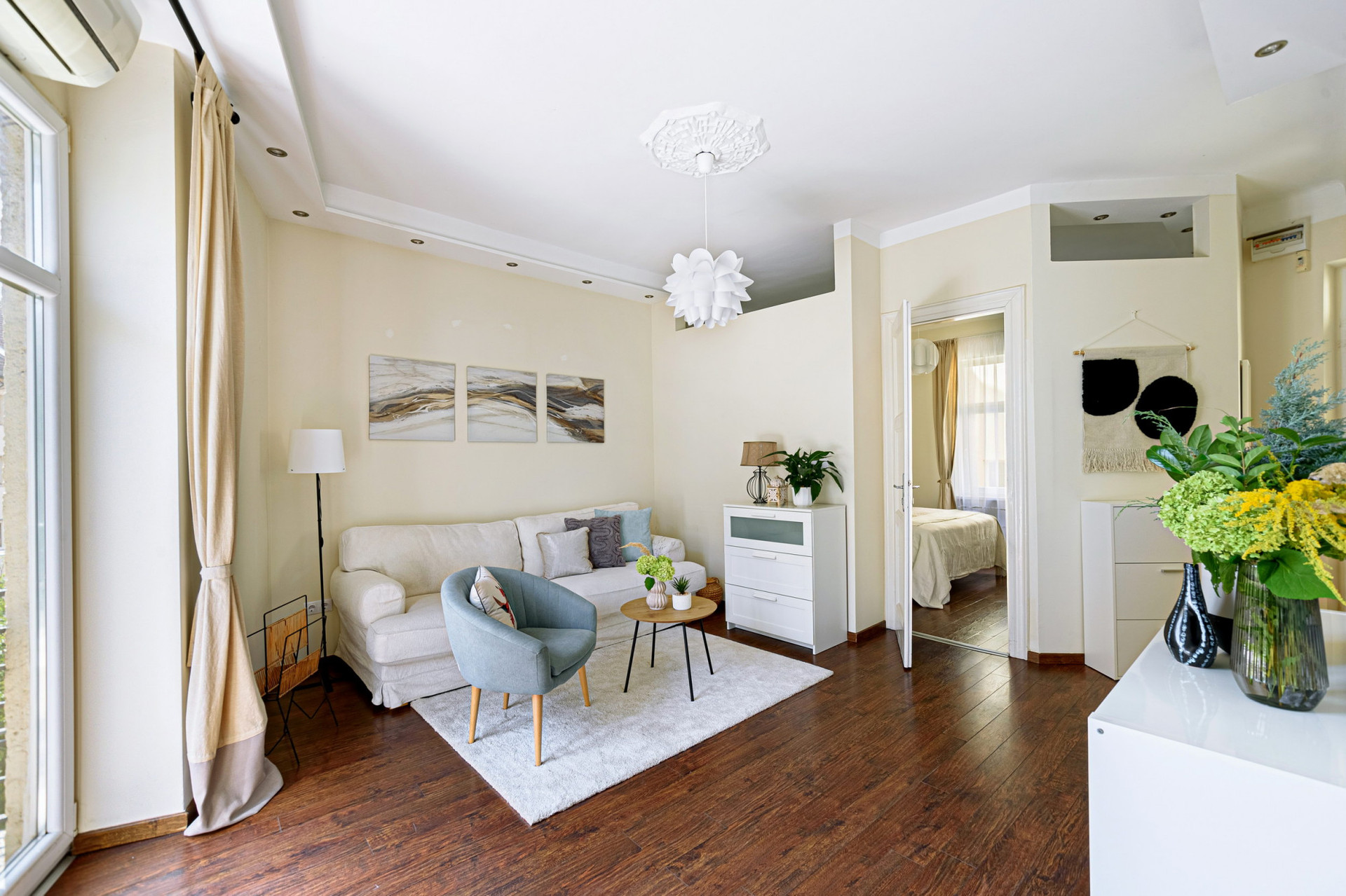 Living room and bedroom