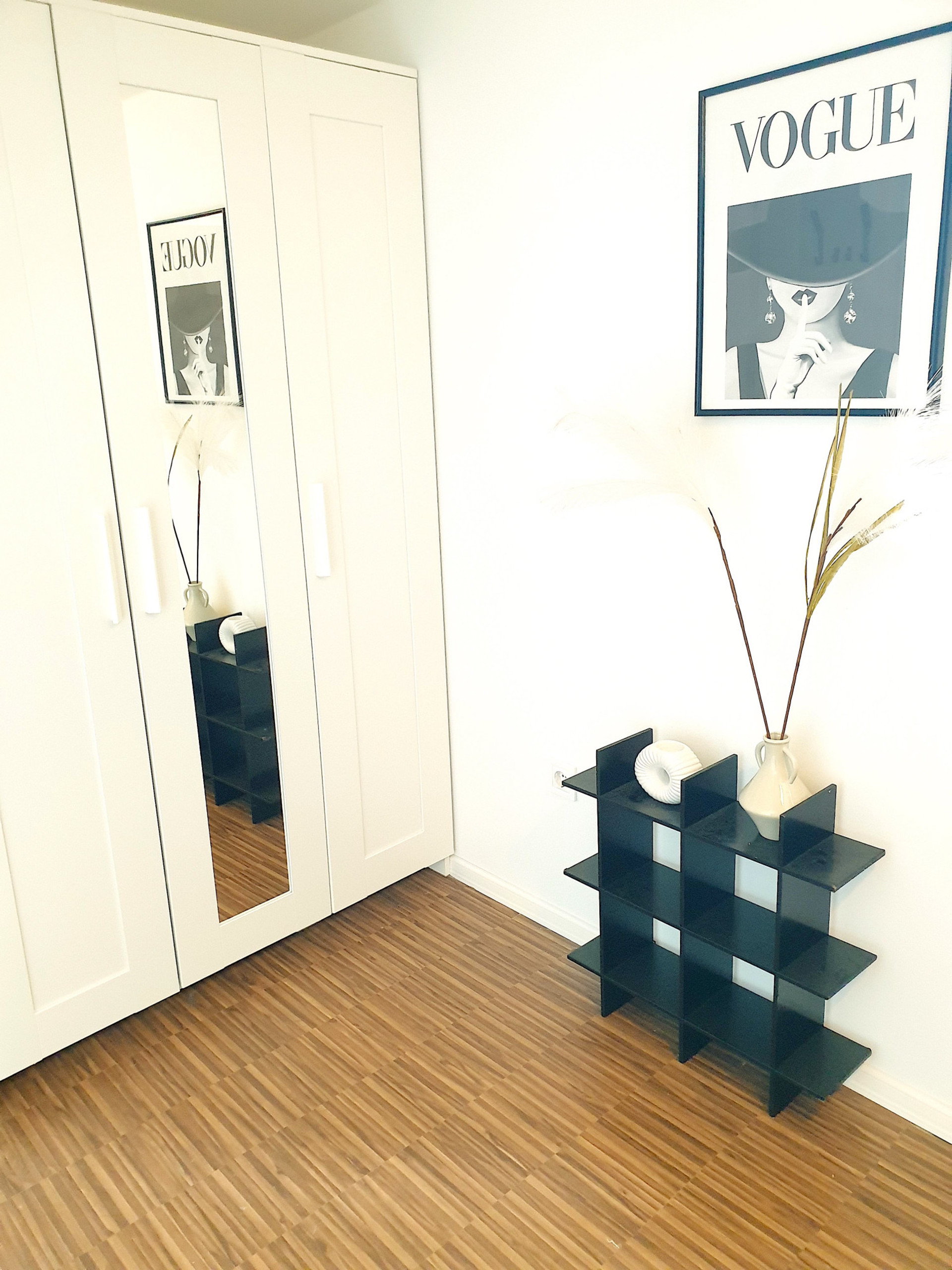 cupboard, full body mirror 
