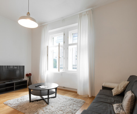 Riverside area apartment near the Dancing house!