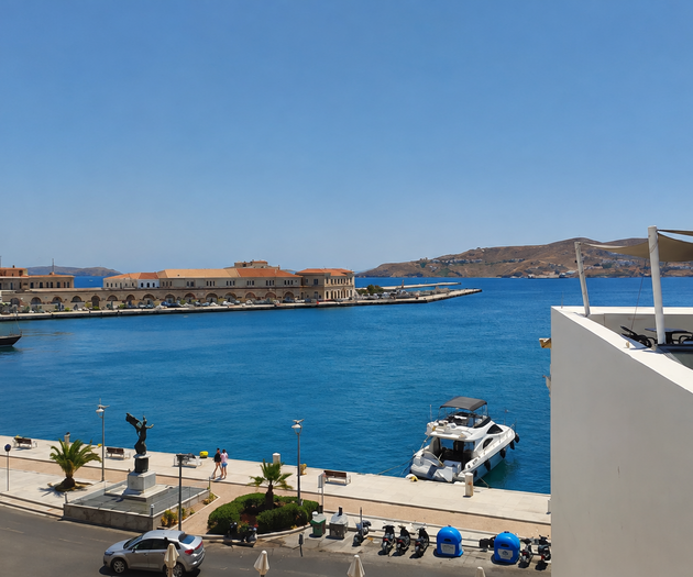 Harbor view with yachts