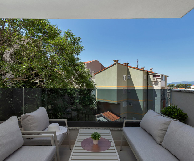 Balcony sofa seating outdoors