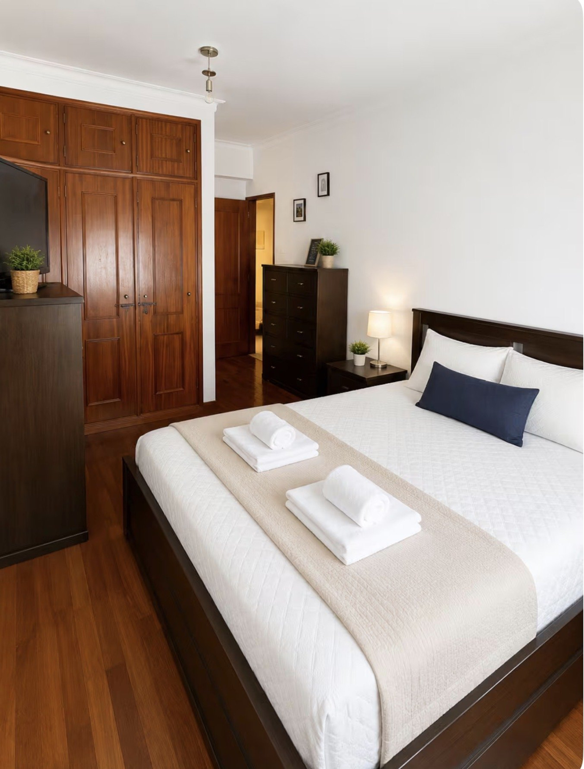 Bedroom with king bed